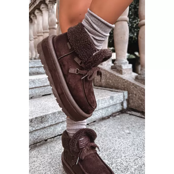 Pantofi de dama BIG STAR SHOES UU274214 UMBRE MARO/BEJ 