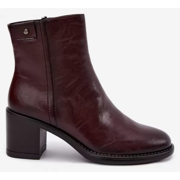  Cizme de dama VINCEZA 58655 CLARET 
