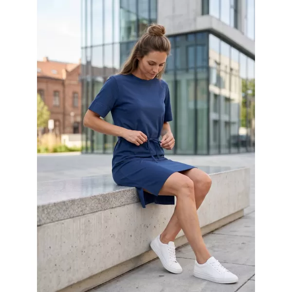  Rochie MALFINI MUSE 816 ALBASTRU MIEZUL NOPȚII 