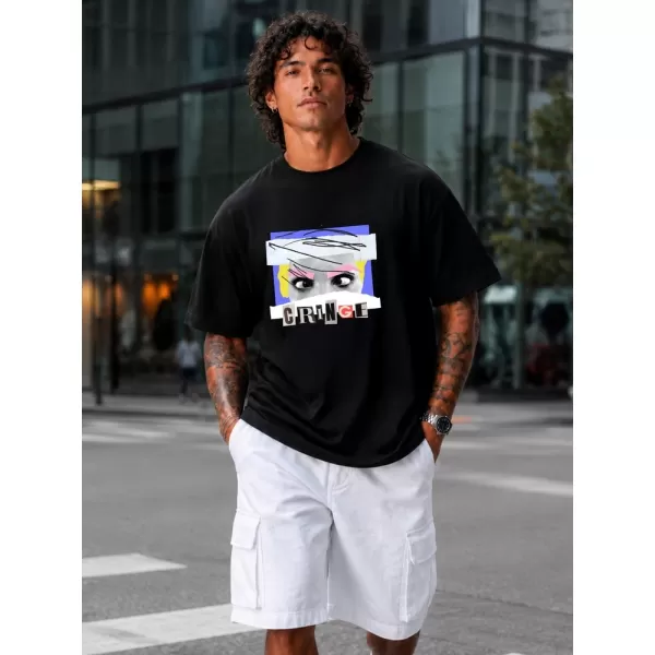  Tricou pentru bărbați DSTREET NX1037R-BK-O NEGRU 