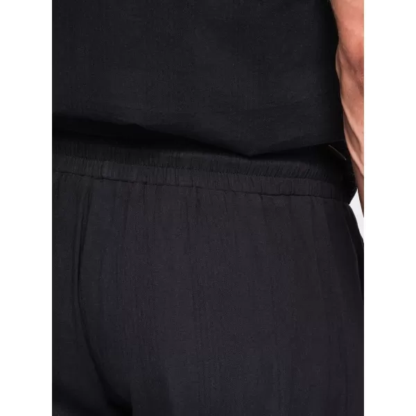  Pantaloni pentru bărbați OMBRE OM-PACP-0312 NEGRU 
