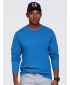 Tricou pentru bărbați OMBRE OM-LSBL-0142 ALBASTRU