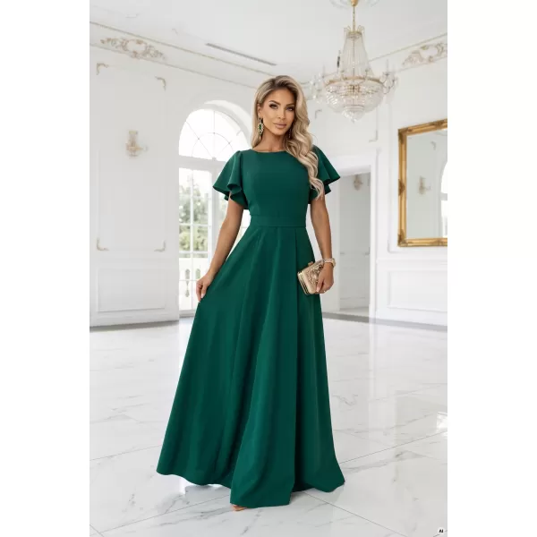  Rochie NUMOCO 694-5 VERDE STICLA 