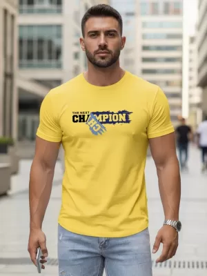 Tricou pentru bărbați DSTREET NX5017R-YE CHIHLIMBAR
