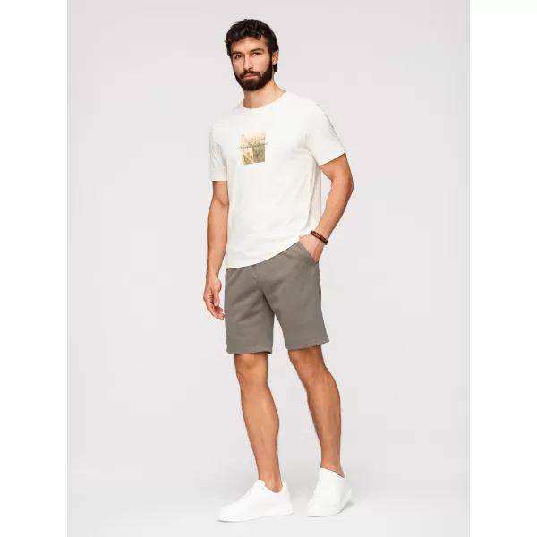  Pantaloni scurți pentru bărbați OMBRE OM-SRSK-0124 KAKI 