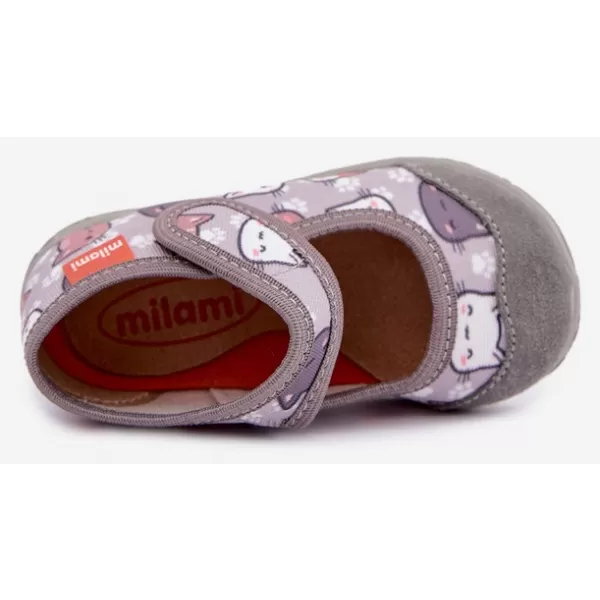  Papuci copii MILAMI 111/BR-34 GRI 