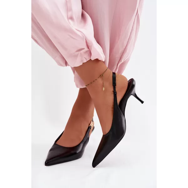  Sandale de dama BOTO TH-17 NEGRU 