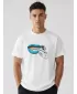 Tricou pentru bărbați DSTREET NX1036R-WH-O ALB