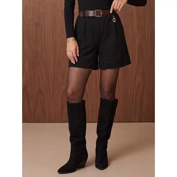  Pantaloni scurți de damă DSTREET SY0626 NEGRU 