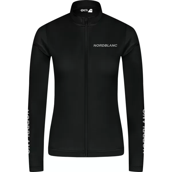  Tricou de ciclism pentru femei NORDBLANC VELOFLOW NBSLF8105 NEGRU 