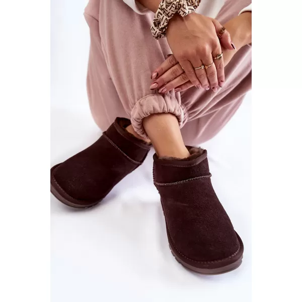  Pantofi de dama BOTO W5821 MARO/CAFEA 