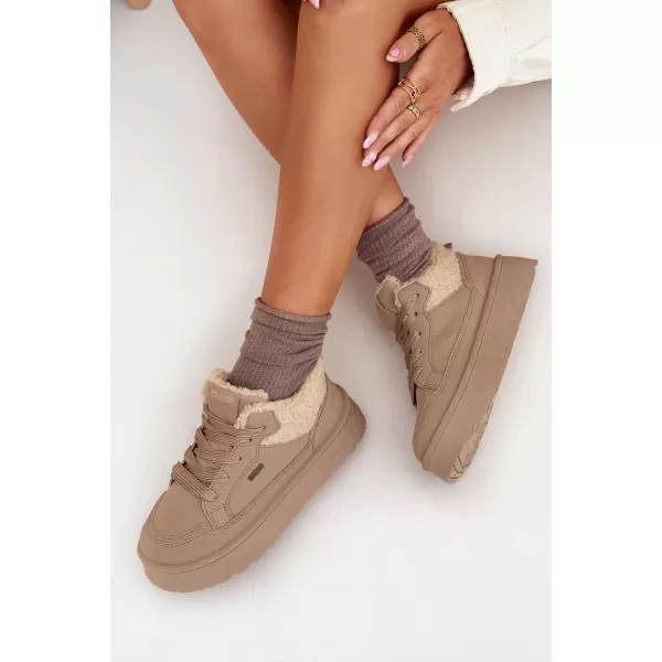  Oameni de zăpadă pentru femei BIG STAR SHOES SS274105 BEJ 