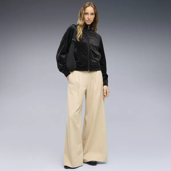  Geaca de dama PUMA ESS ELEVATED VELOUR TRACKJACKET 69402101 PUMA NEGRU 