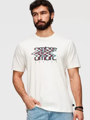 Tricou pentru bărbați OMBRE OM-TSPT-0286 ALB