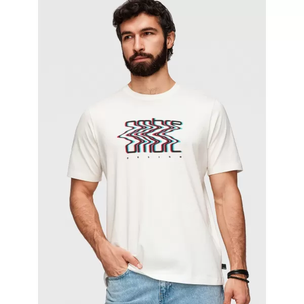  Tricou pentru bărbați OMBRE OM-TSPT-0286 ALB 