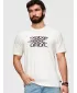 Tricou pentru bărbați OMBRE OM-TSPT-0286 ALB