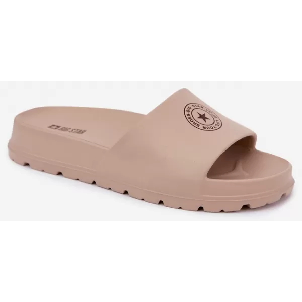  Papuci de damă BIG STAR SHOES UU274074 NUANȚE DE MARO ȘI BEJ 