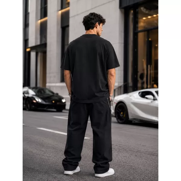  Tricou pentru bărbați DSTREET RX5682 NEGRU 