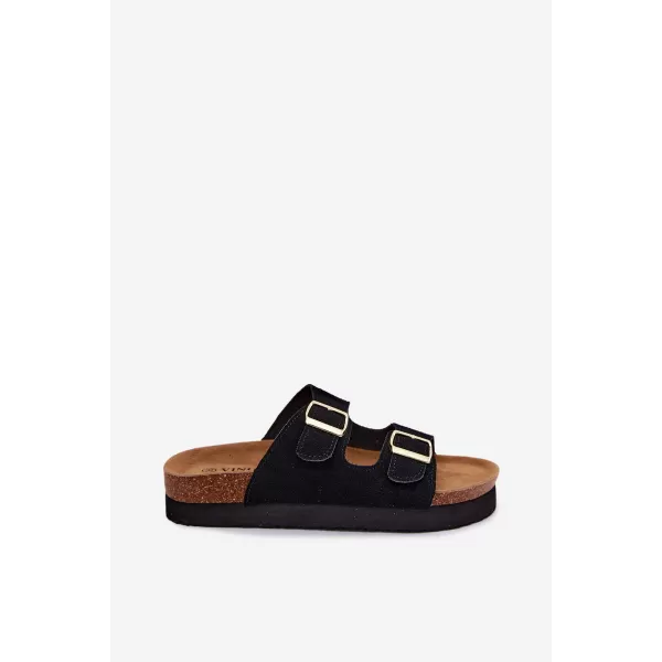  Papuci de damă VINCEZA 102657 NEGRU 