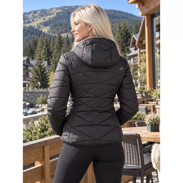  Geaca de iarna dama ALTISPORT IVORY NEGRU 