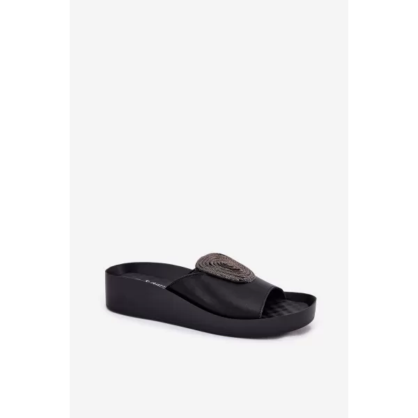  Papuci de damă S.BARSKI KV51-028 NEGRU 