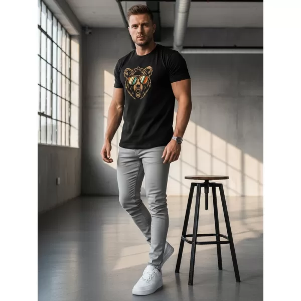  Tricou pentru bărbați DSTREET NX041R NEGRU 