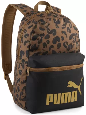 Rucsac PUMA PHASE AOP BACKPACK 09116916 PUMA NEGRU/KONA MARO/LEOPARD AOP