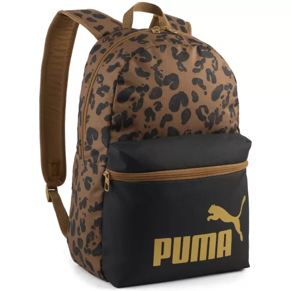  Rucsac PUMA PHASE AOP BACKPACK 09116916 PUMA NEGRU/KONA MARO/LEOPARD AOP 