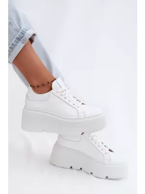 Adidași de damă ZAZOO N1000S3/444 ALB