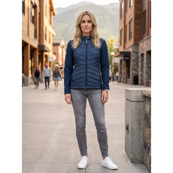  Jachetă hibridă pentru femei MALFINI PREMIUM CROSS 556 ALBASTRU MARIN 