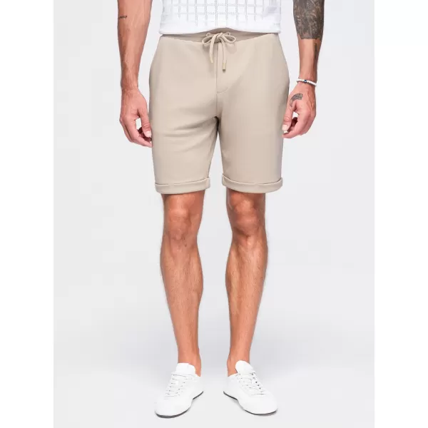  Pantaloni scurți pentru bărbați OMBRE OM-SRCS-0206 BEJ 