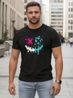 Tricou pentru bărbați DSTREET NX5100R-BK NEGRU