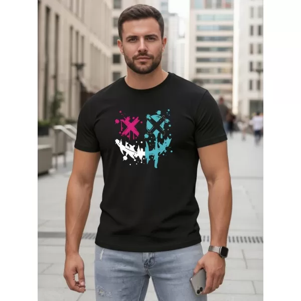  Tricou pentru bărbați DSTREET NX5100R-BK NEGRU 