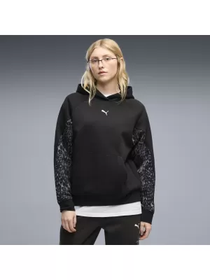 Hanorac de dama PUMA SPORT ANIMAL STANDARD HOODIE FL 69400701 PUMA NEGRU