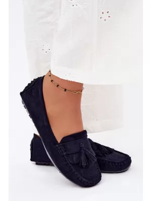 Mocasini de dama BOTO W2551 ALBASTRU