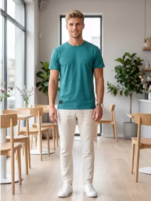 Tricou pentru bărbați ALTISPORT NP/ALMST20001 TEAL