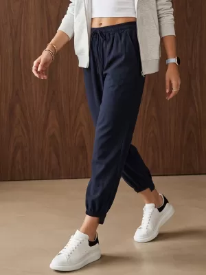 Pantaloni de dama DSTREET UY3166 ALBASTRU ÎNCHIS