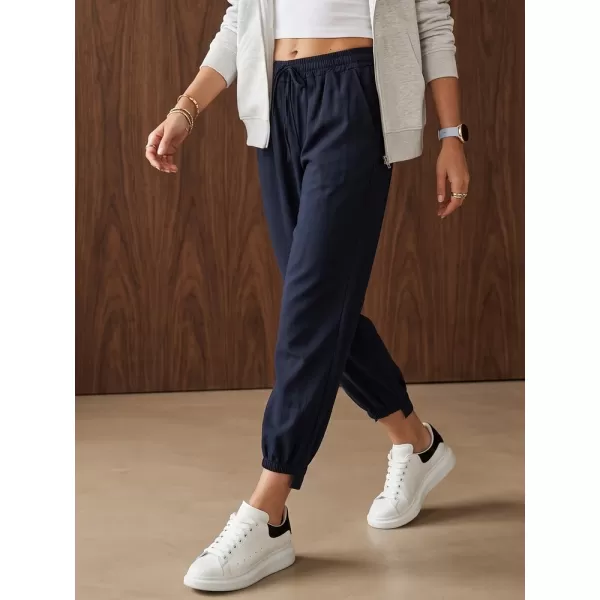  Pantaloni de dama DSTREET UY3166 ALBASTRU ÎNCHIS 