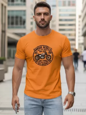 Tricou pentru bărbați DSTREET NX5007R-OR PORTOCALE