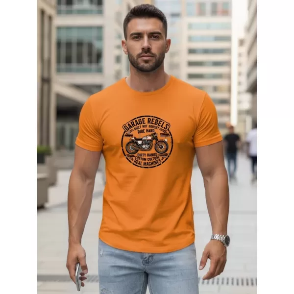  Tricou pentru bărbați DSTREET NX5007R-OR PORTOCALE 