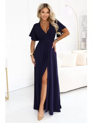 Rochie NUMOCO 581-9 ALBASTRU ÎNCHIS