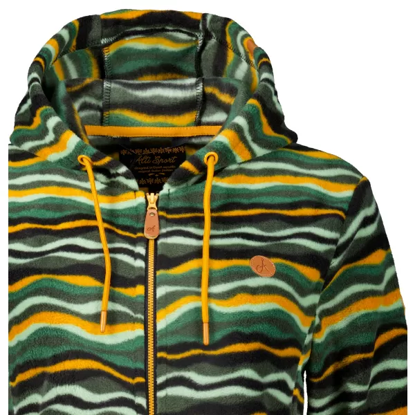  Hanorac de damă din fleece ALTISPORT ILANI KAKI 