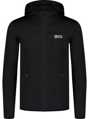 Hanorac powerfleece pentru bărbați NORDBLANC SPRAWL NBSFM8333 NEGRU