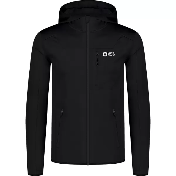  Hanorac powerfleece pentru bărbați NORDBLANC SPRAWL NBSFM8333 NEGRU 