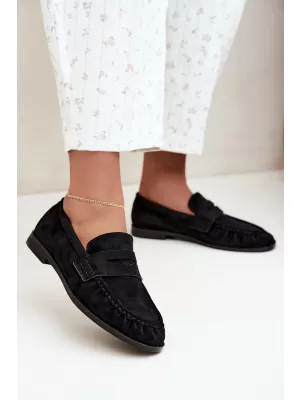 Mocasini de dama BOTO TC-40 NEGRU