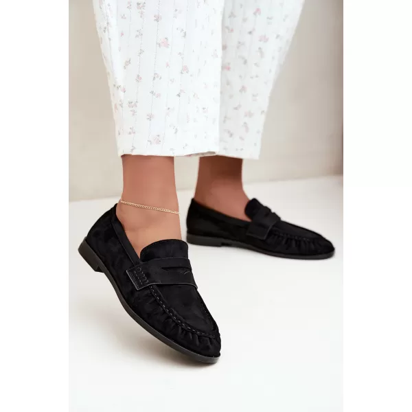  Mocasini de dama BOTO TC-40 NEGRU 
