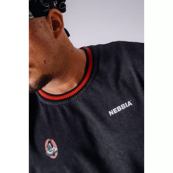  Maiouri pentru bărbați NEBBIA OLYMPIA MUSCLE COVER 947 NEGRU 