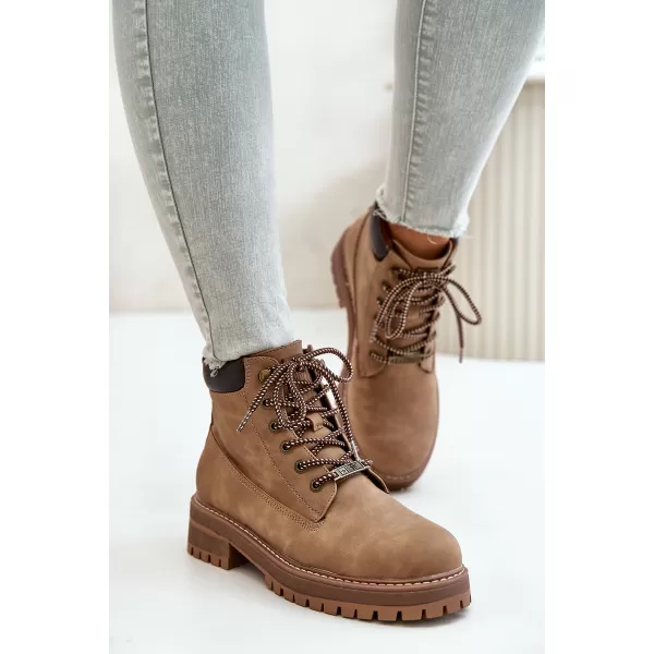  Cizme de dama BIG STAR SHOES OO274A289 MARO/BEJ 