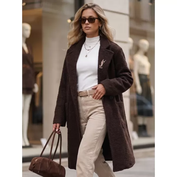  Palton de damă DSTREET NY0783 MARO 
