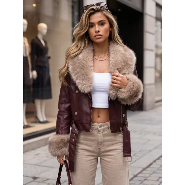  Geaca de dama DSTREET TY5980 BURGUNDIA 